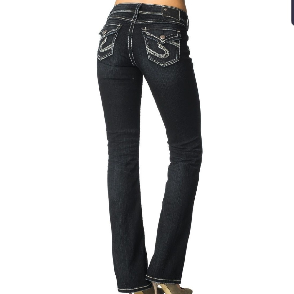 COPY - Silver "Suki" Flap Jeans